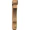 Ekena Millwork Balboa Craftsman Rough Sawn Bracket w/ Offset Brace, Western Red Cedar, 8"W x 48"D x 48"H BKT0806X48X48BOA04RWR - alternate 2
